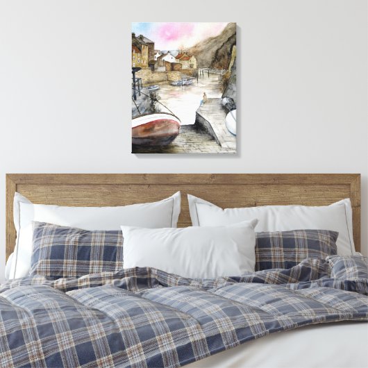 Staithes North Yorkshire England Leinwanddruck (Insitu (Schlafzimmer))