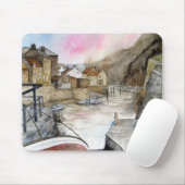 Staithes, North Yorkshire, England Mousepad (Mit Mouse)