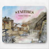 Staithes, North Yorkshire, England Mousepad (Vorne)
