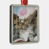 Staithes, North Yorkshire, England Ornament Aus Metall (Rechts)