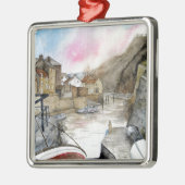 Staithes, North Yorkshire, England Ornament Aus Metall (Links)