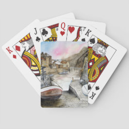 Staithes, North Yorkshire, England Spielkarten