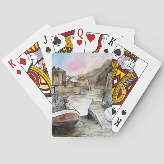 Staithes, North Yorkshire, England Spielkarten (Rückseite)