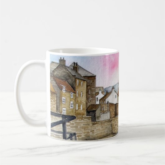 Staithes, North Yorkshire, England Tasse (Links)