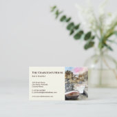 Staithes North Yorkshire England Visitenkarte (Stehend Vorderseite)