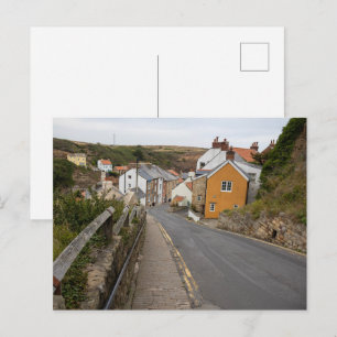 Staithes Village Hauptstraße Postkarte