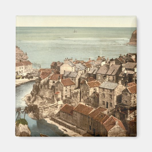 Staithes, Yorkshire, England Magnet (Vorne)