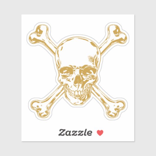 Stake Yer Claim with a Jolly Mark! Aufkleber (Blatt)