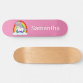 Stakeboard Unicorn Gang Pink Skateboard (Horizontal)