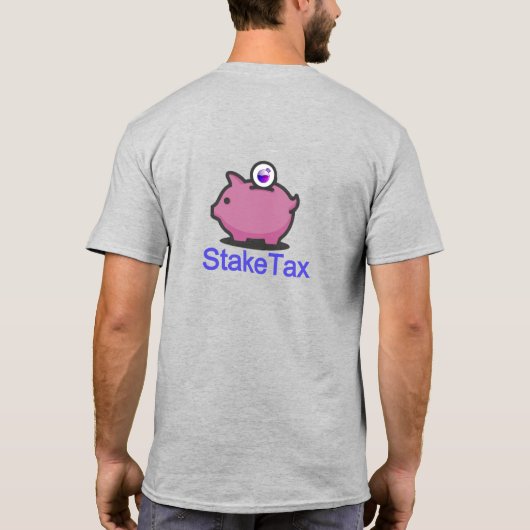 StakeTax Offizielles Shirt (Rückseite)