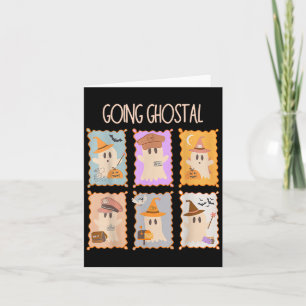 Stal Service Stempel Geist Halloween Post Dame Stw Karte