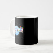 Stal Worker Christmas Mail Truck Funny Mailman Gif Kaffeetasse (Vorderseite Links)