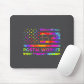 Stal Worker Tie Dye Proud Mail Carrier Mail Lady P Mousepad (Mit Mouse)