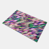 Stalagmite oder Gestein mit blassroten Farben Fußmatte (Schrägansicht)