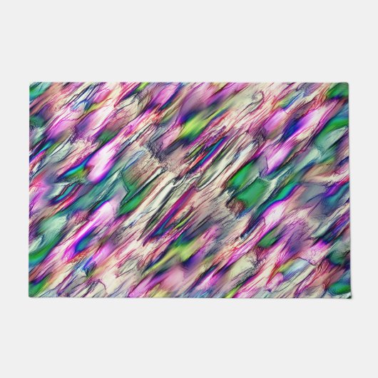 Stalagmite oder Gestein mit blassroten Farben Fußmatte (Vorderseite)