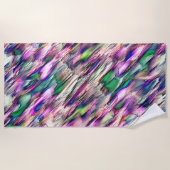 Stalagmite oder Gestein mit blassroten Farben Strandtuch (Vorderseite)