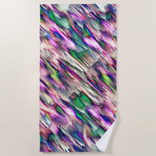 Stalagmite oder Gestein mit blassroten Farben Strandtuch (Vorderseite)