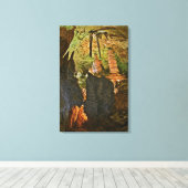 Stalaktiten und Stalagmiten im Saal der Giants, Leinwanddruck (Insitu (Holzboden))