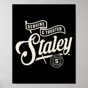 Staley Name Custom - Staley Aufkleber Poster