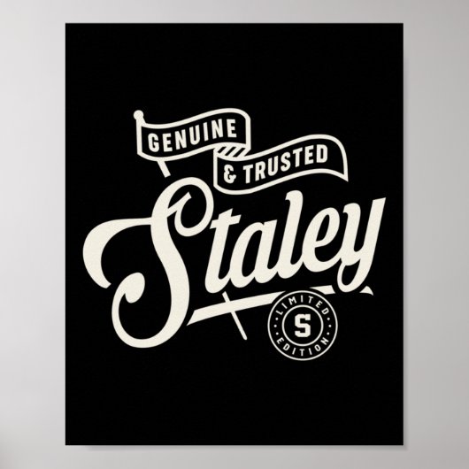 Staley Name Custom - Staley Aufkleber Poster (Vorne)