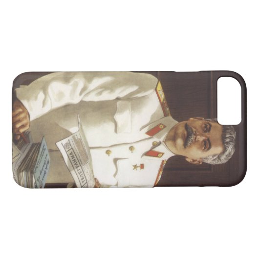 Stalin Case-Mate iPhone Hülle (Rückseite (Horizontal))