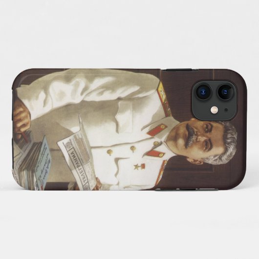 Stalin Case-Mate iPhone Hülle (Rückseite (Horizontal))