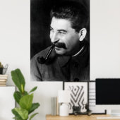 Stalin-Foto-Portrait Poster (Heimbüro)