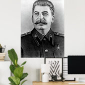 Stalin-Foto-Portrait Poster (Heimbüro)