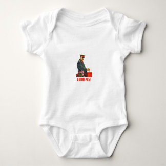 STALIN-PLAKAT-KUNST BABY STRAMPLER
