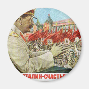 Stalin-Plakatkunst Magnet
