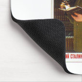 Stalin-Plakatkunst Mousepad (Ecke)