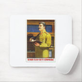 Stalin-Plakatkunst Mousepad (Mit Mouse)