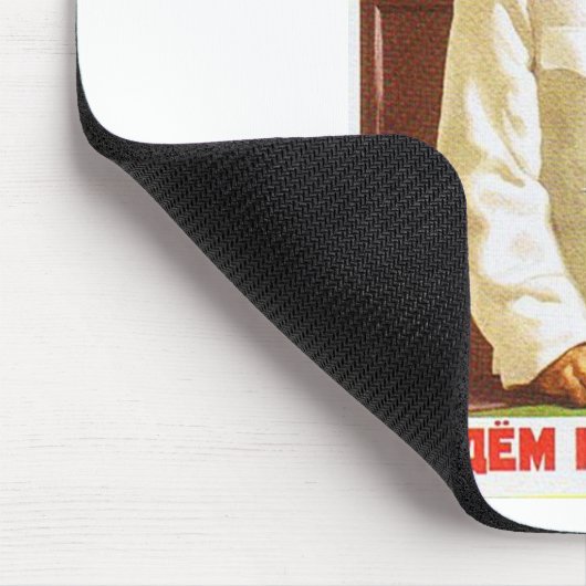 Stalin-Plakatkunst Mousepad (Ecke)