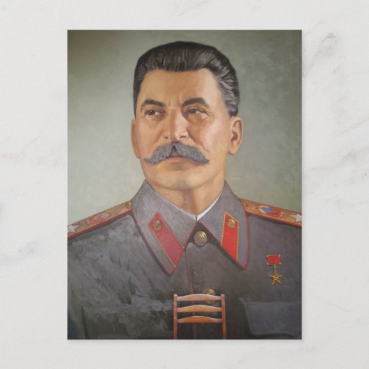 Stalin Postkarte (Vorderseite)