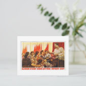 Stalin Postkarte (Stehend Vorderseite)