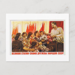 Stalin Postkarte