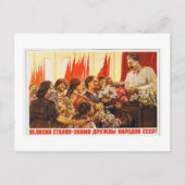 Stalin Postkarte (Vorderseite)