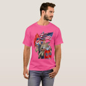 Stalin Roosevelt Churchill über den Scooter der so T-Shirt (Vorne ganz)