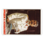 Stalin sowjetisches Poster Magnet (Horizontal)