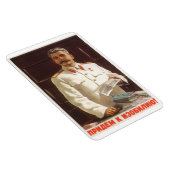 Stalin sowjetisches Poster Magnet (Rechte Seite)