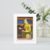 Stalinposter Postkarte (Stehend Vorderseite)