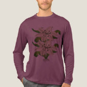 Stalische Blume Tri-Blend Shirt (Vorderseite)