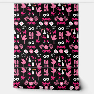 Stalk Delivery Twin Baby Room Tapete