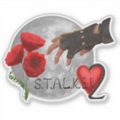 Stalker 2 Sticker mit Silbermond (Vorderseite)