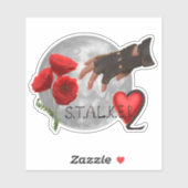 Stalker 2 Sticker mit Silbermond (Blatt)