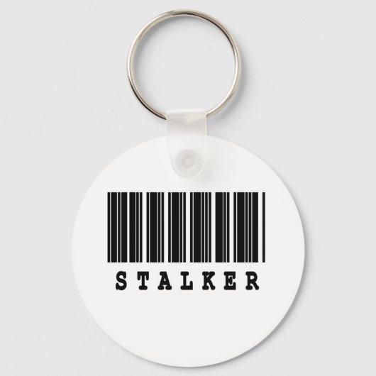 Stalker-Barcode-Design Schlüsselanhänger (Vorderseite)