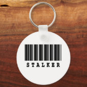 Stalker-Barcode-Design Schlüsselanhänger (Vorderseite)