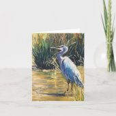 Stalker, der Heron Feiertagskarte (Vorderseite)