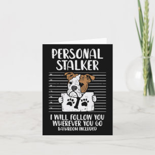 Stalker English Bulldog Fun Karte