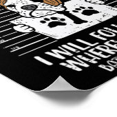 Stalker English Bulldog Fun Poster (Ecke)